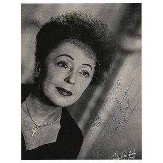 Edith Piaf Signed Photograph