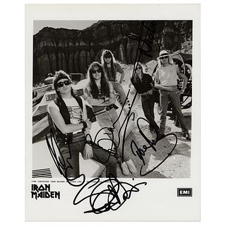 Iron Maiden Signed Photograph