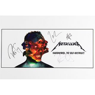 Metallica Signed Print