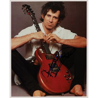 Rolling Stones: Keith Richards Signed Photograph