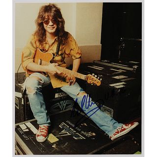 Eddie Van Halen Signed Photograph