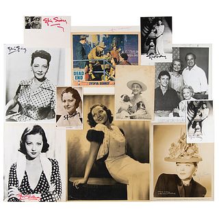 Sylvia Sidney Estate Archive: Autographs, Sketches, Photographs, and Papers