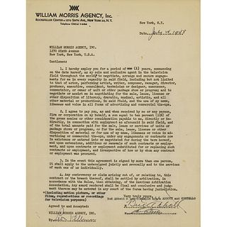 Abbott and Costello Document Signed