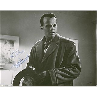 Harry Belafonte Signed Photograph
