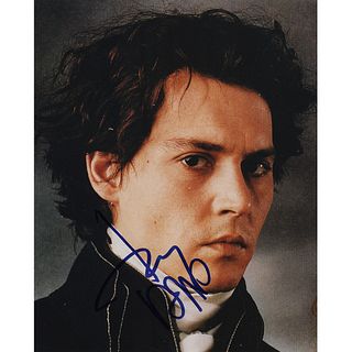 Johnny Depp Signed Photograph