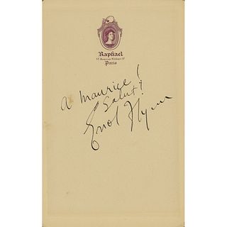 Errol Flynn Signature