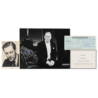 Rex Harrison (3) Signed Items