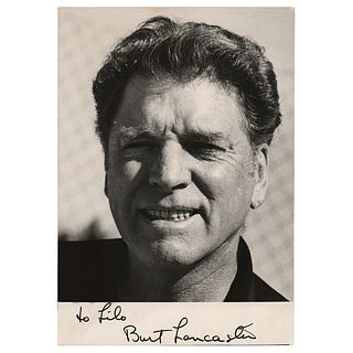 Burt Lancaster Signed Photograph