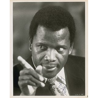 Sidney Poitier Signed Photograph