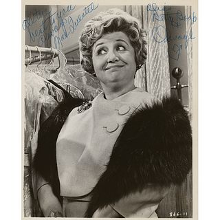Mae Questel Signed Photograph