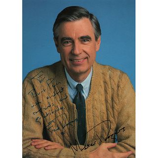 Fred Rogers Signed Photograph