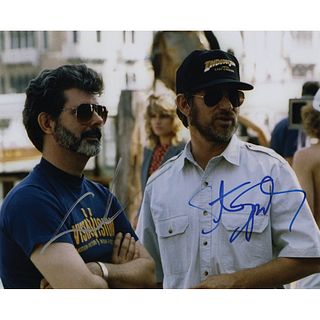 Steven Spielberg and George Lucas Signed Photograph
