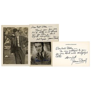 James Stewart (4) Signed Items