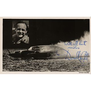 Donald Campbell Signed Photograph
