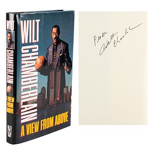 Wilt Chamberlain Signed Book