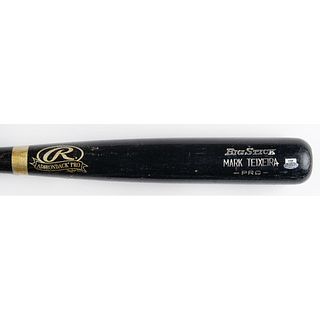 Mark Teixeira Game-Used Baseball Bat