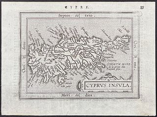 Ortelius - Map of Cyprus