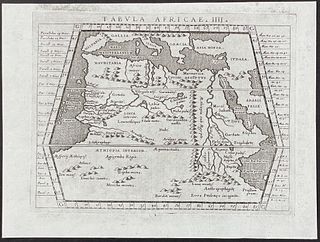 Ptolemy & Magini, pub. 1596 - Map of Northern Africa