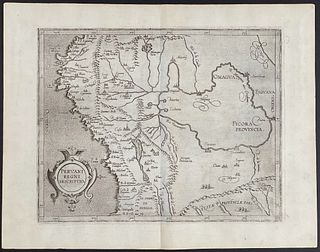 Wytfliet - First Map of Peru (South America)