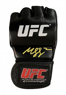 Khamzat Chimaev Signed UFC Glove (PSA)