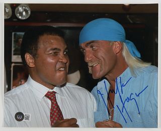 Hulk Hogan Signed WWE 8x10 Photo (Beckett)
