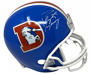 Peyton Manning Signed Broncos Full-Size Helmet (Fanatics)