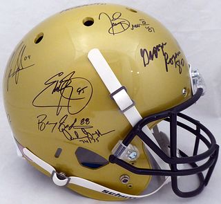 Heisman Winners Autographed Full Size Helmet 23 Sigs Sanders (Steiner LOA)