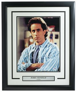 Jerry Seinfeld Signed Framed 11x14 Seinfeld Photo (PSA COA)