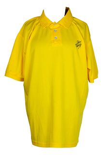 John Daly Signed Yellow Polo Golf Shirt (JSA COA)