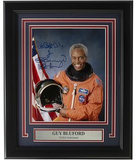 Guy Bluford NASA Astronaut Signed Framed 8x10 Photo (JSA COA)