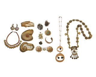 A large group of mixed Modernist-style jewelry