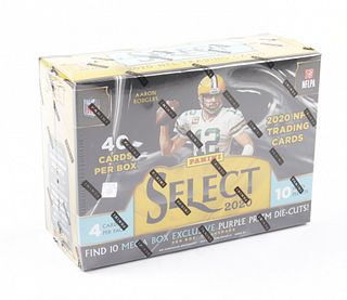 2020 Panini Select Football Trading Cards Mega Box with (10) Packs