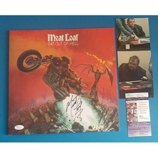 MEAT LOAF SIGNED "BAT OUT OF HELL" LP ALBUM 180 GM VINYL GATEFOLD (BAS COA)