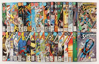 Lot of (33) 1983-1993 "Action Comics" DC Comic Books