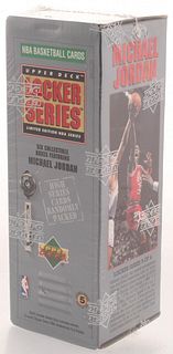 91'-92' Upper Deck NBA Michael Jordan Locker Series 6 Box with (6) Packs