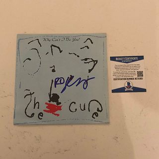 The CURE Signed "Why i cant be you" 45 record Robert Smith (BAS COA)