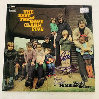 THE DAVE CLARK FIVE Signed "The Best of the Dave Clark Five" (BAS COA)