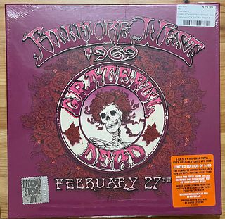 GRATEFUL DEAD Fillmore West 69 Feb 27 4LP Vinyl Box Set RSD '18 Ltd 9000 Sealed