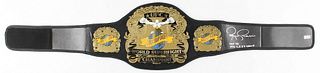 Royce Gracie Signed Full-Size UFC #1 Championship Belt Inscribed "HOF 03" & "UFC 1, 2, & 4 Champ" (PA COA)