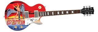 Led Zeppelin Jimmy Page Signed Custom Photo Album Lp Cd Guitar (ACOA)
