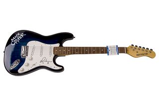 Alice Cooper Signed Blue Electric Guitar (BAS COA)
