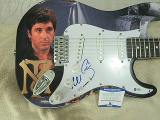 RARE Al Pacino Scarface Signed Guitar (BAS COA)
