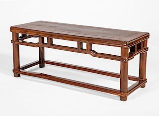 CHINESE STAINED HARDWOOD LOW TABLE