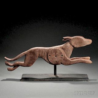 Cast Iron Leaping Dog Target
