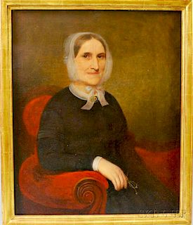 School of Zedekiah Belknap (American, 19th Century)       Portrait of a Woman
