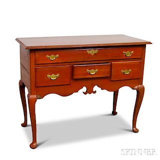 Queen Anne Red-stained High Chest Base