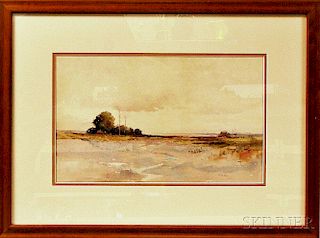 Henry Webster Rice (Massachusetts, 1853-1934)       Marsh Landscape.
