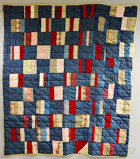 Two Calico Patchwork Quilts