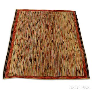 Striped Hooked Rug