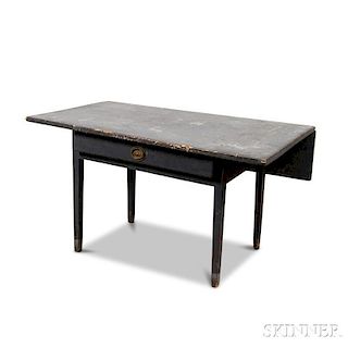 Federal Gray-painted Tavern Table